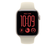 Apple Watch SE 3 44/Księżycowa Poświata Alu/Piaskowy Pasek S/M 5G - 1595836 - zdjęcie 2